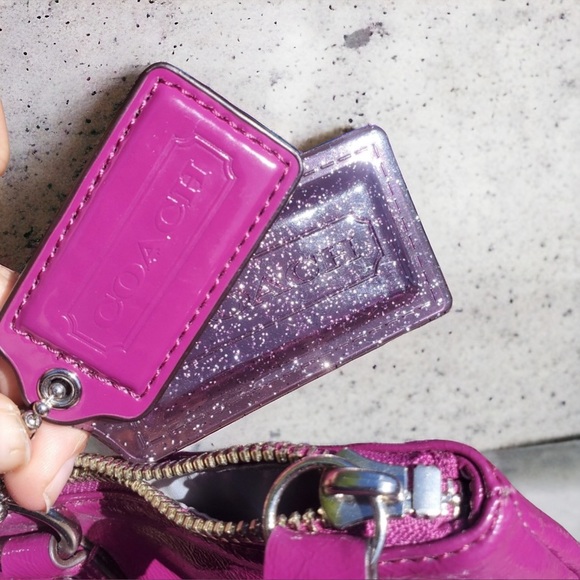 SOLD - Magenta Coach Poppy Tote - Picture 13 of 13